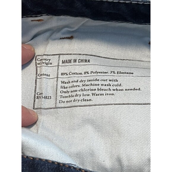 Banana Republic Womens Jeans Skinny Denim Jeans Dark Blue Mid Rise Pants Sz 30 - Picture 10 of 10